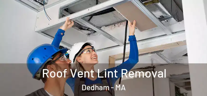 Roof Vent Lint Removal Dedham - MA